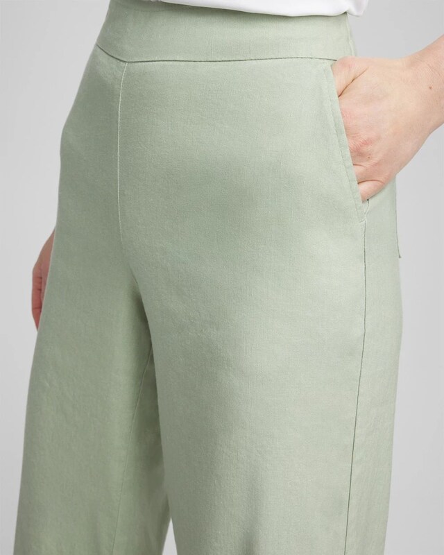 Linen Stretch Relaxed Pants - image 4